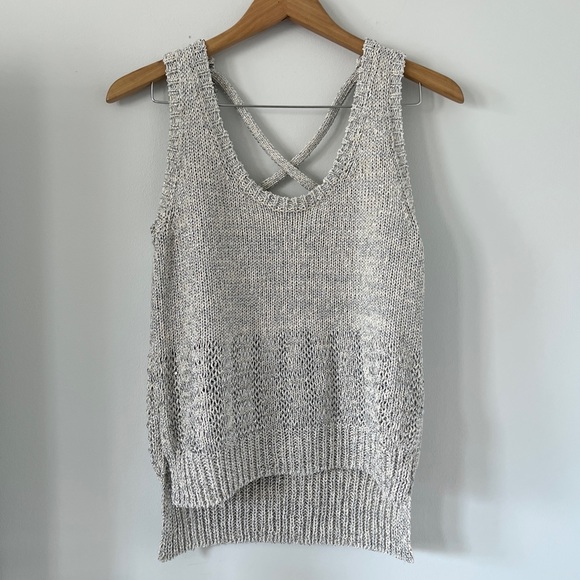 Rebecca Minkoff Metallic Detail Sweater Vest - Picture 2 of 15